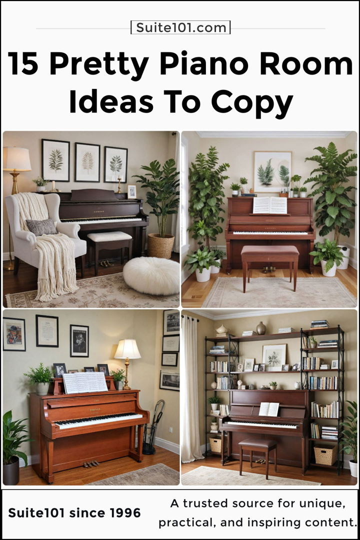 best piano room ideas