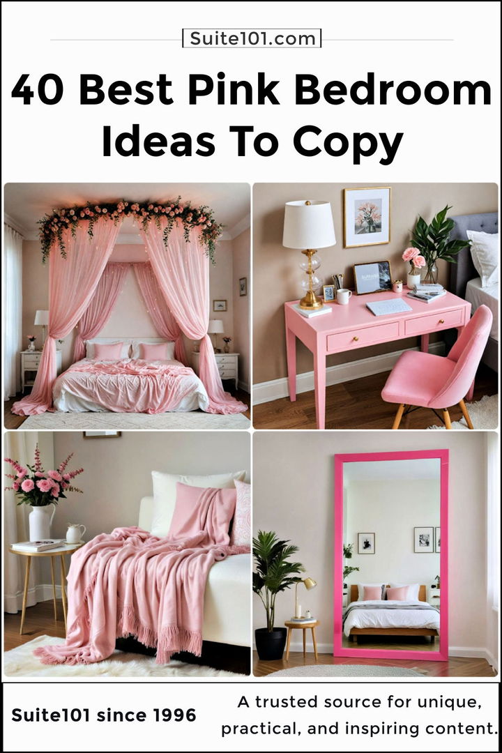 best pink bedroom ideas