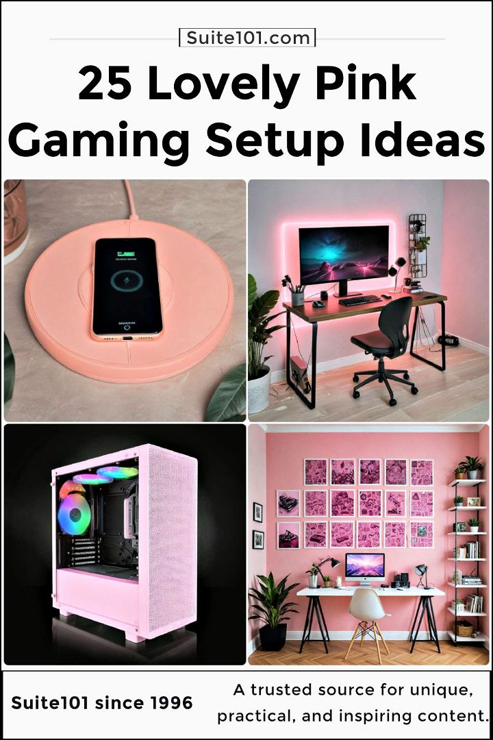 best pink gaming setup ideas