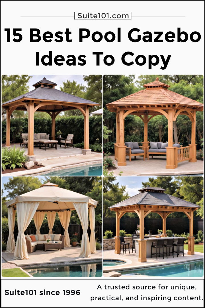 best pool gazebo ideas