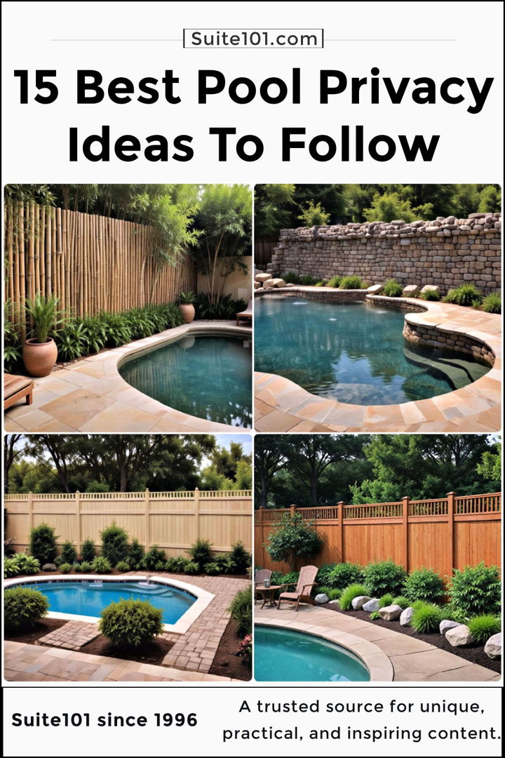 best pool privacy ideas