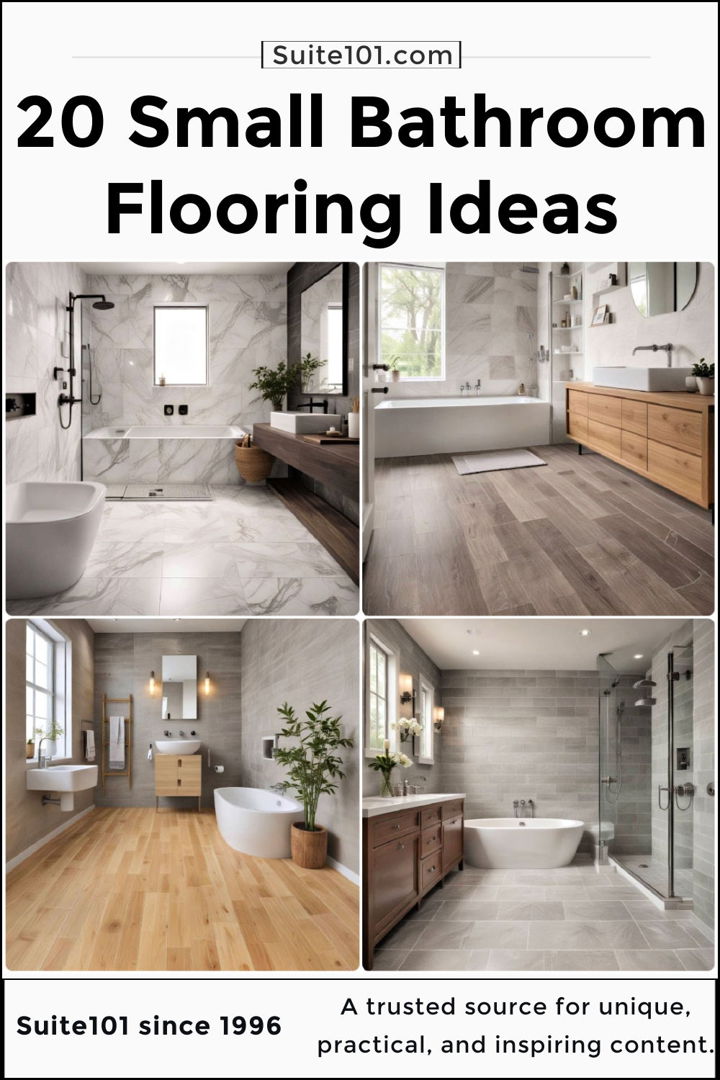 best small bathroom flooring ideas