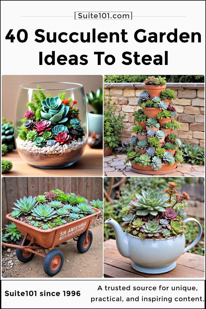 best succulent garden ideas