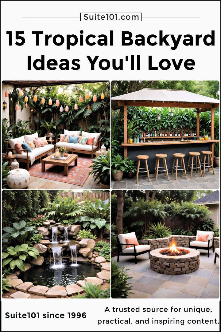 best tropical backyard ideas
