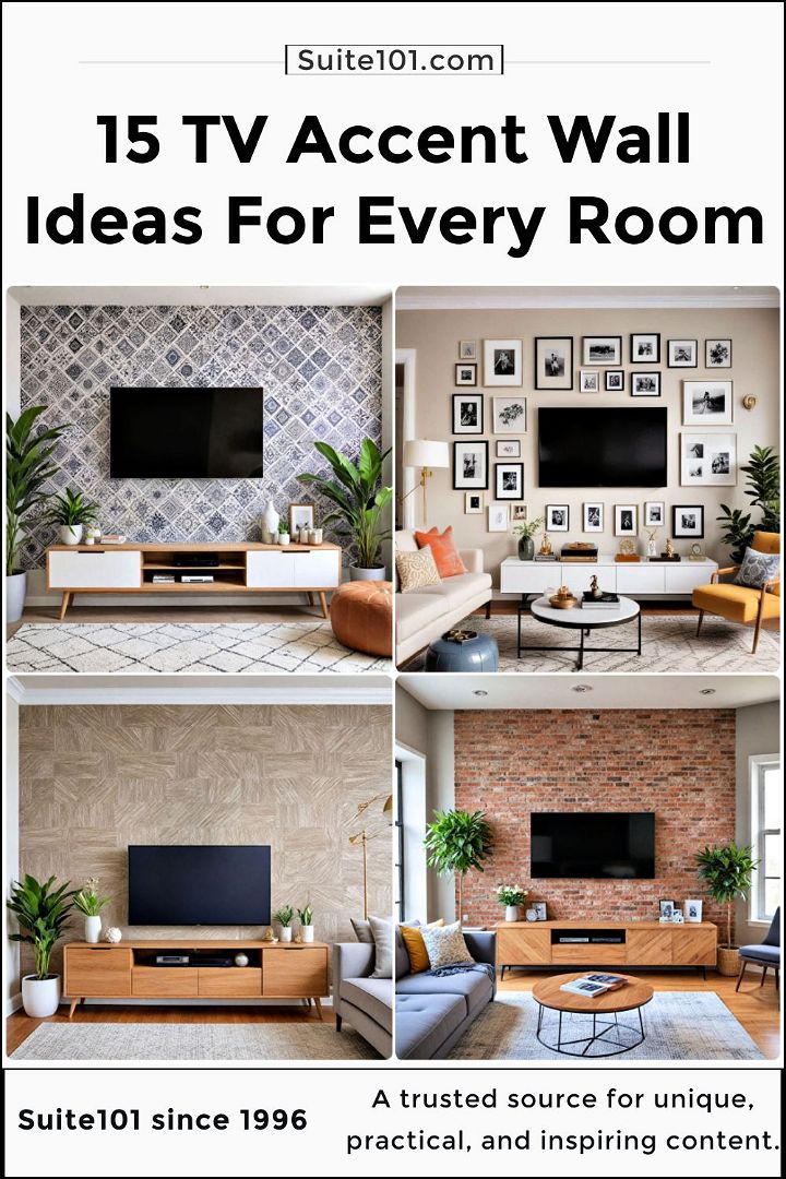 best tv accent wall ideas