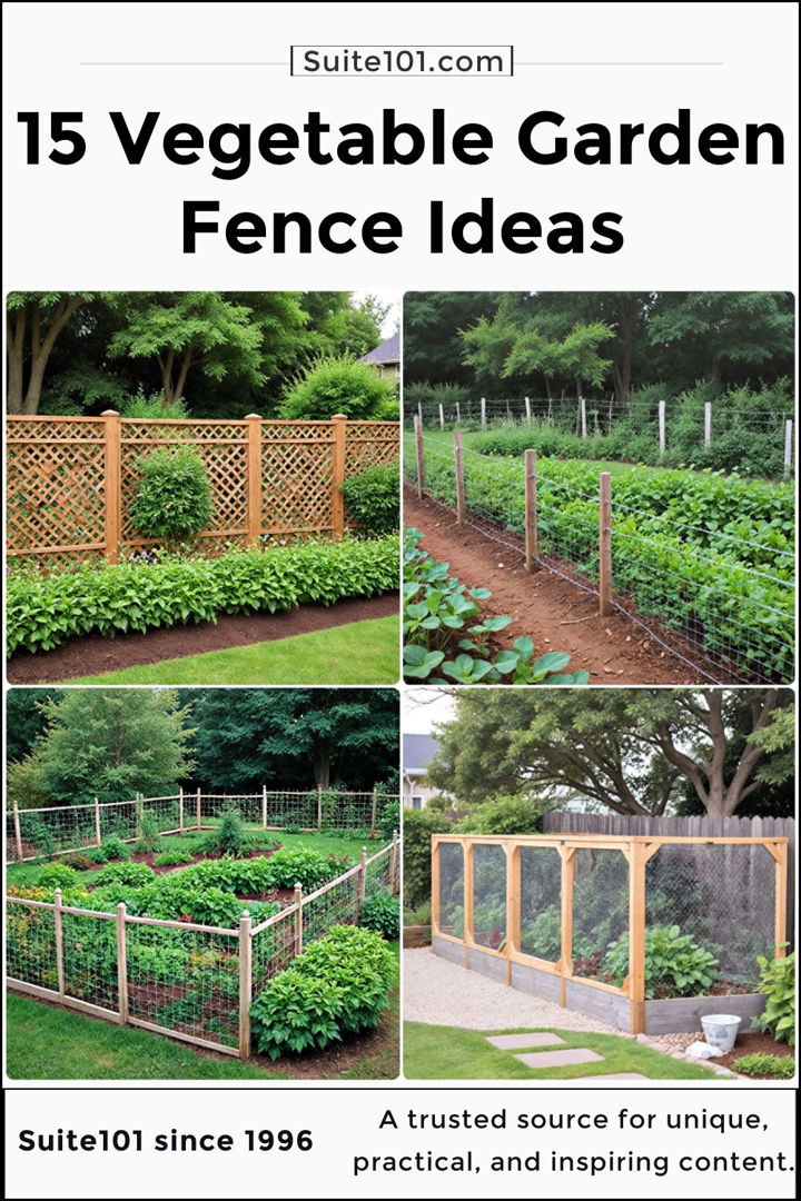 best vegetable garden fence ideas