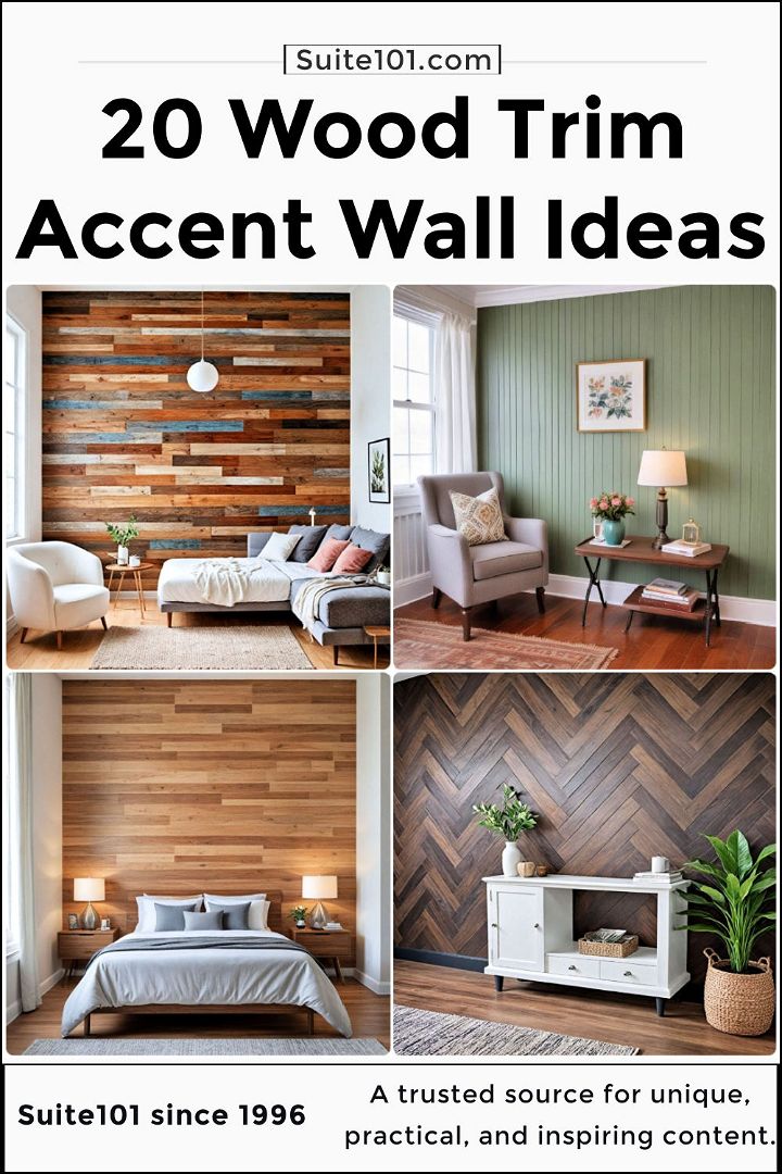 best wood trim accent wall ideas