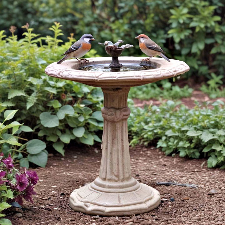 bird bath sanctuary