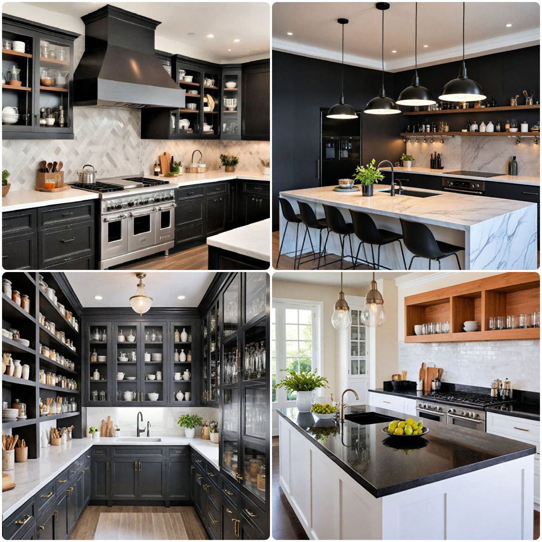 black kitchen ideas