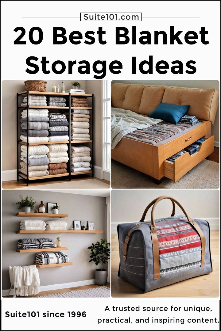 blanket storage ideas to copy