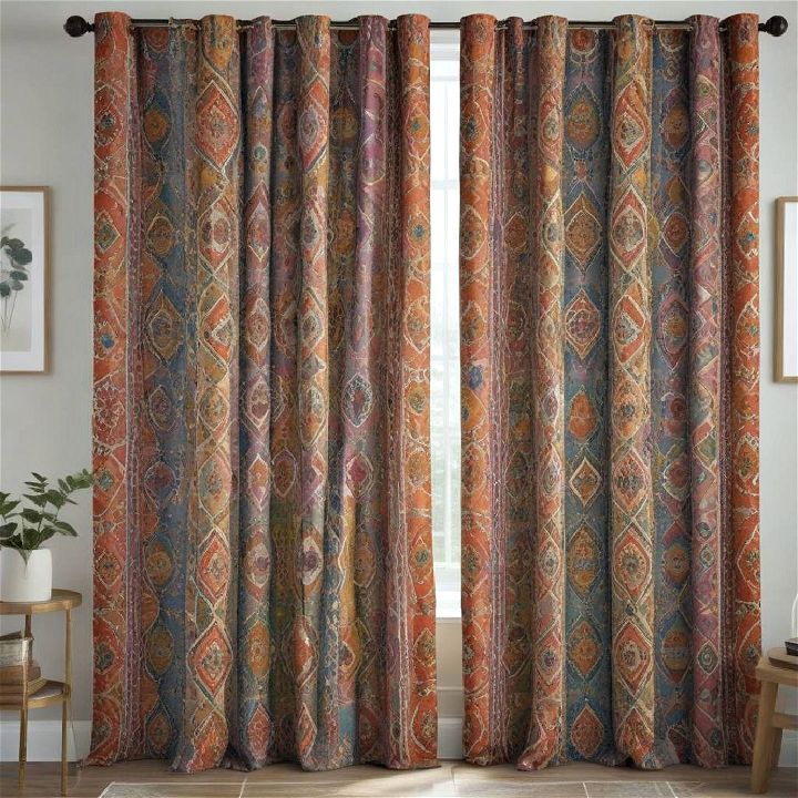 boho moroccan inspired curtains