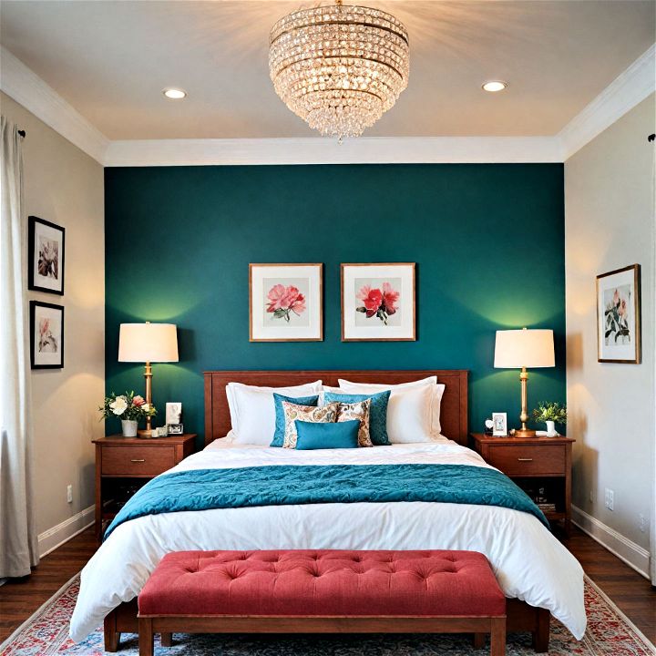 bold accent walls for bedroom