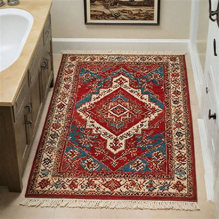 bold and vibrant southwestern rug