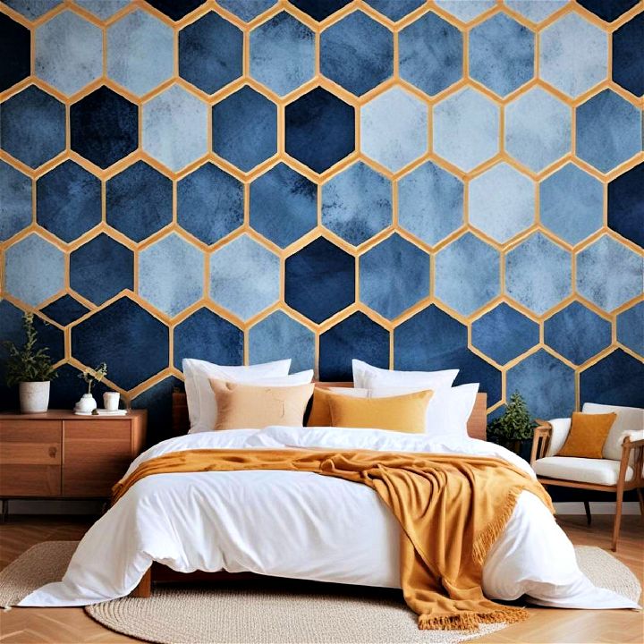 bold geometric pattern wallpaper