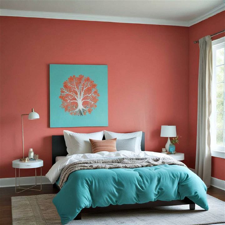 bold paint color bedroom