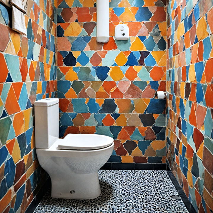 bold tiles downstairs toilet