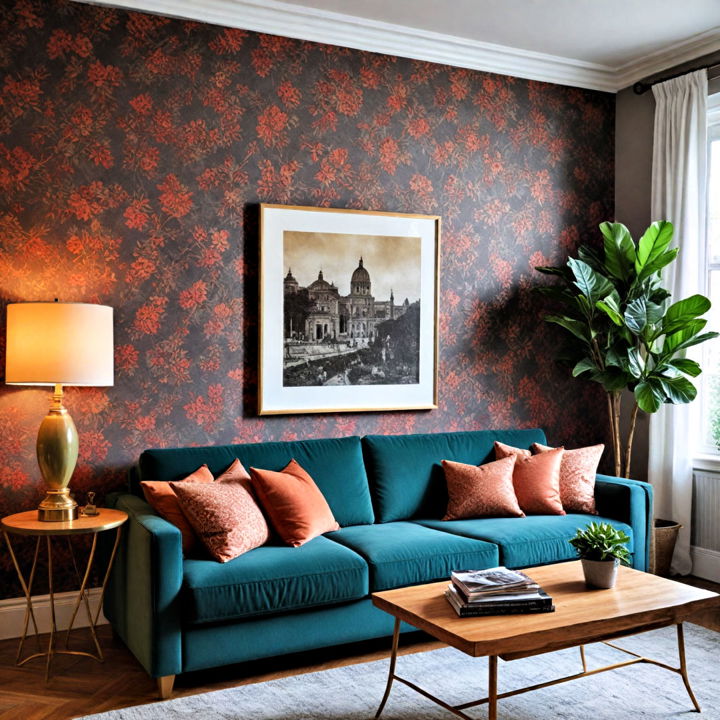 bold wallpaper with intriguing patterns