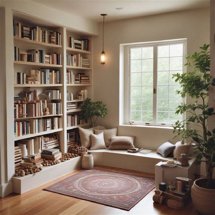 book nook retreat for meditation room