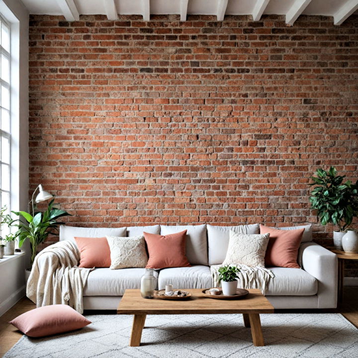 brick wall to a cozy haven