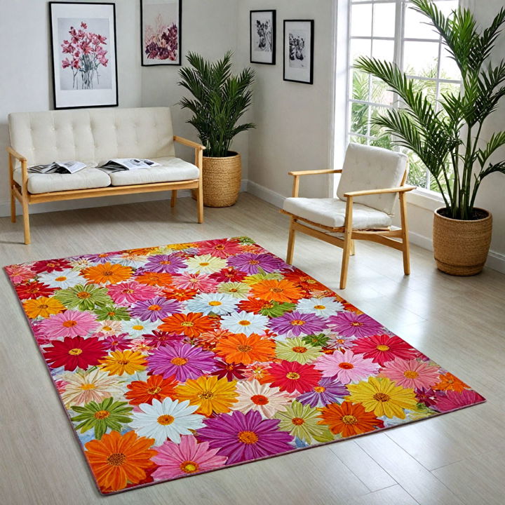 bright spring rug
