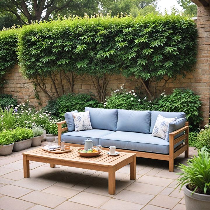 bring indoor comfort outdoors with sofas