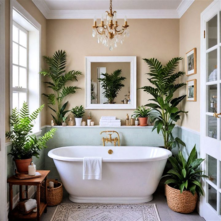 bring life to your bathroom with plants