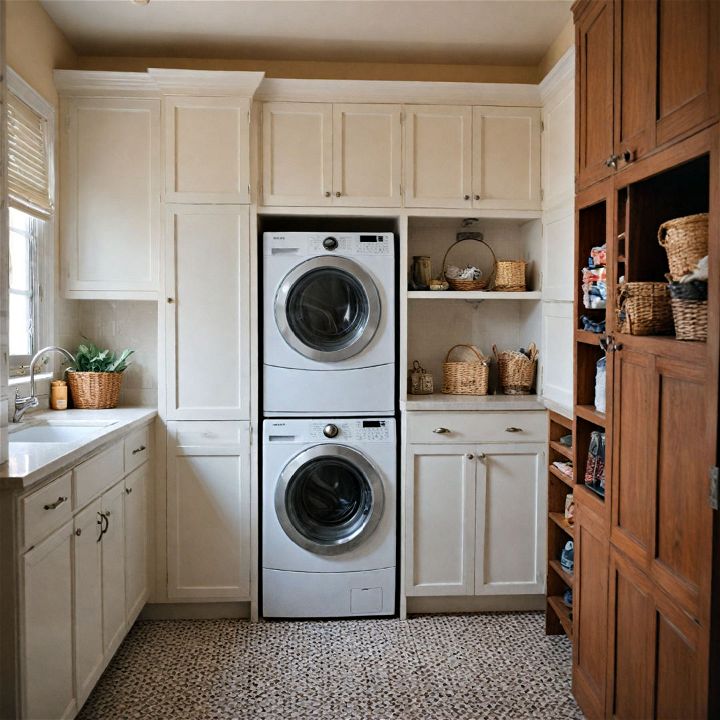 built in cabinets for garage laundry room