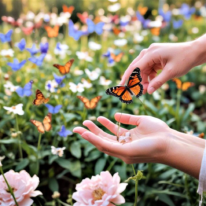 butterfly release to create a magical moment