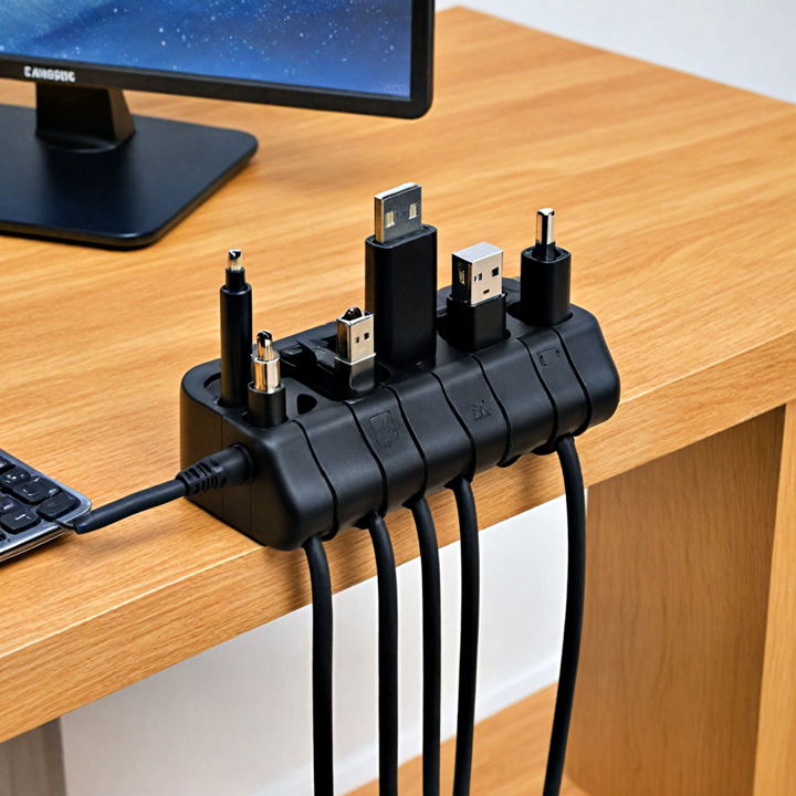 cable organizer for clutter free workspace
