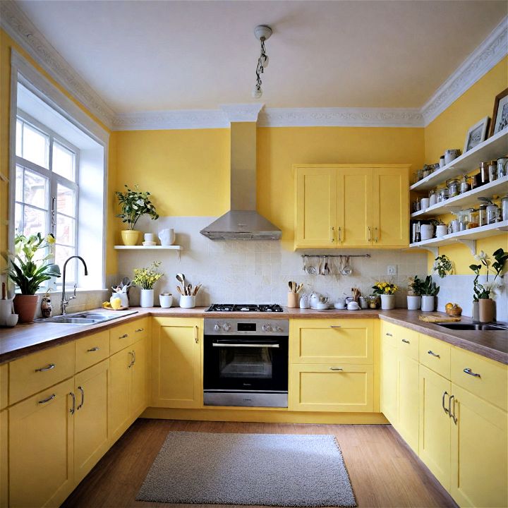 calming pastel yellow paint color