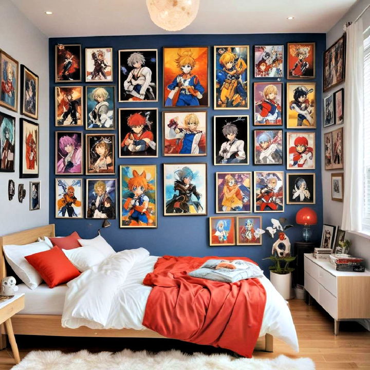 character focused anime room