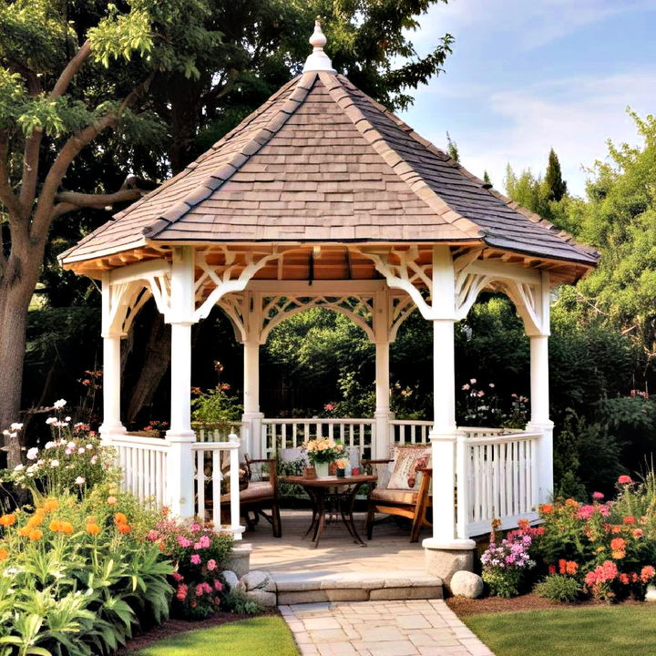 charming cottage style gazebo