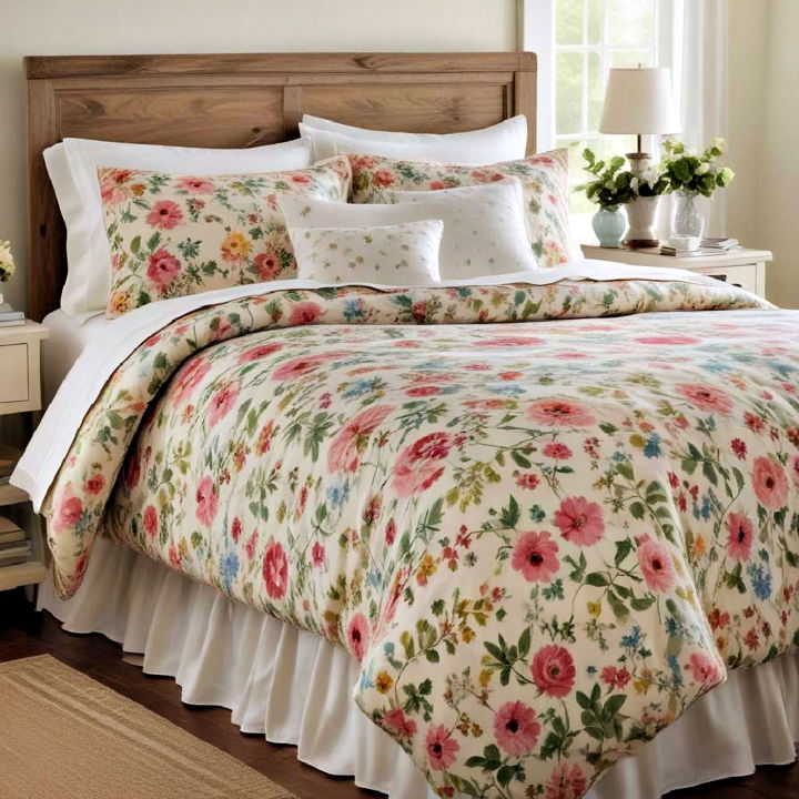 charming floral pattern bedding