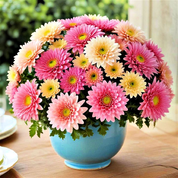 chrysanthemum display for festive occasions