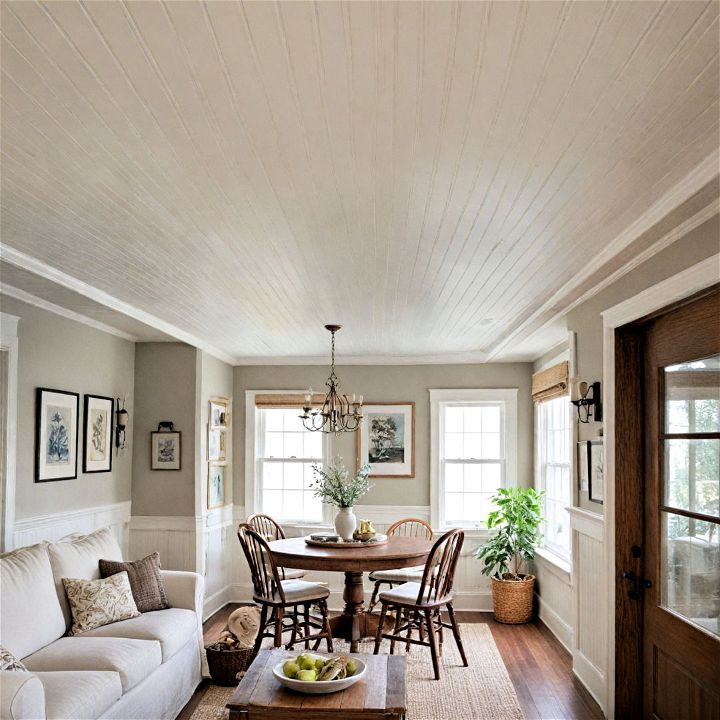 classic beadboard ceiling