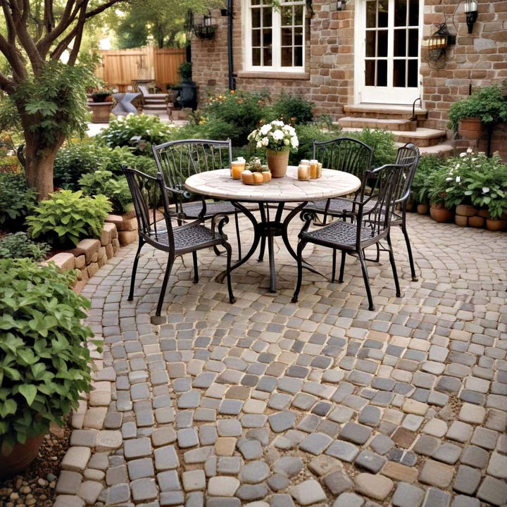 classic cobblestone charm