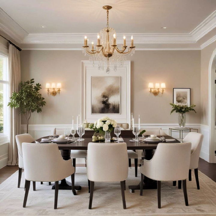 classic contemporary dining rooms