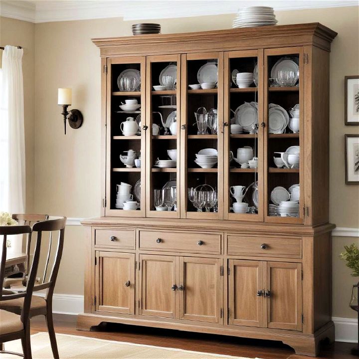 classic hutch and china cabinet