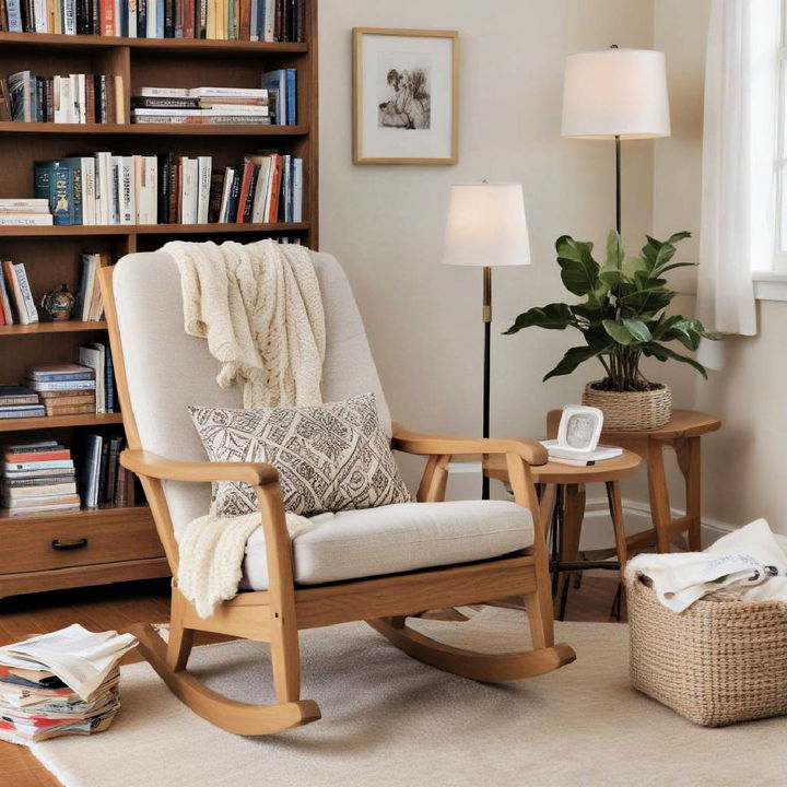 classic reading rocking chair