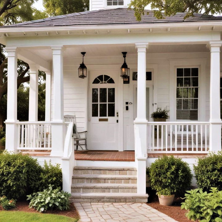 classic white porch paint