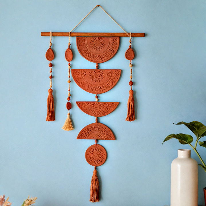 clay wall art bohemian design