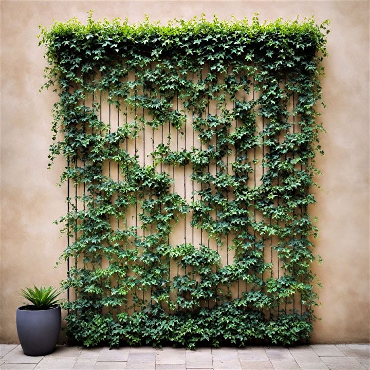 climbing plant for tall wall decor