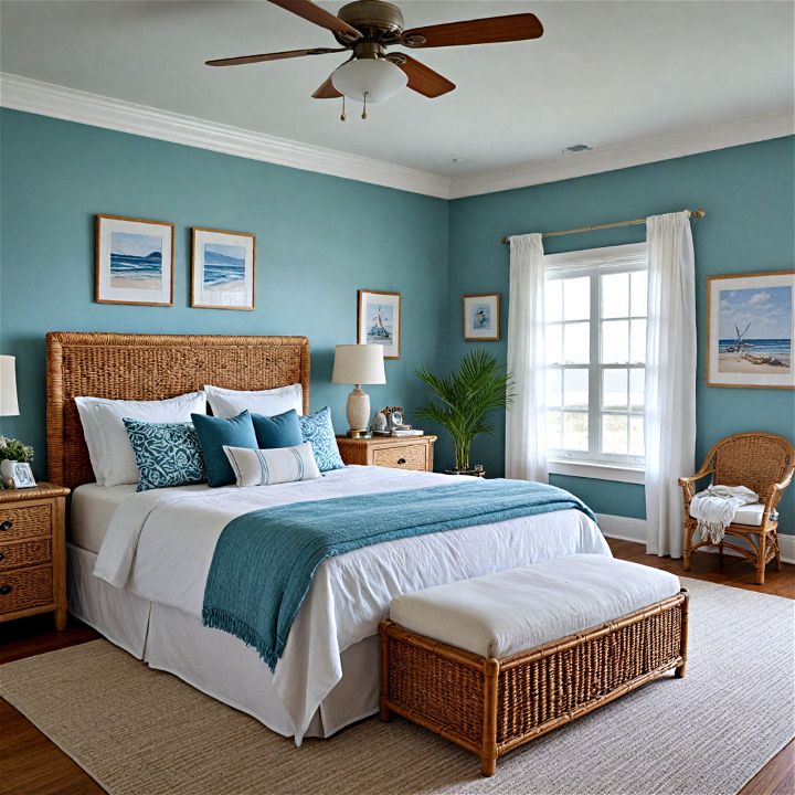 coastal calm bedroom