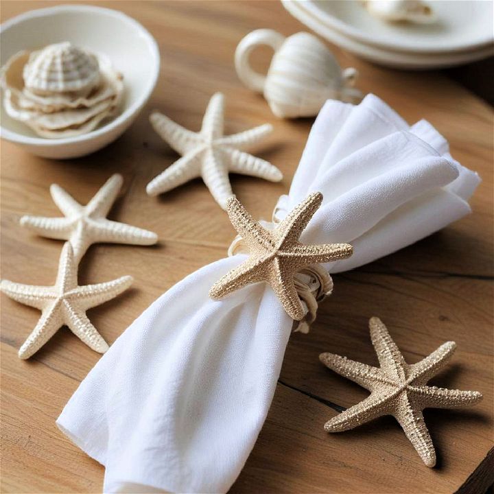 coastal napkin rings idea