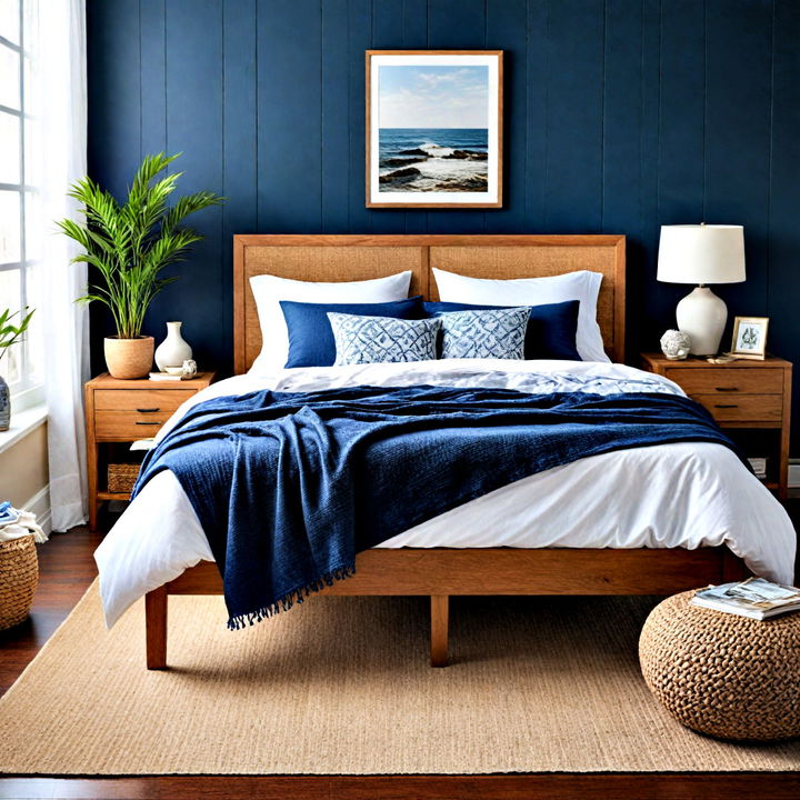 coastal theme bedroom idea