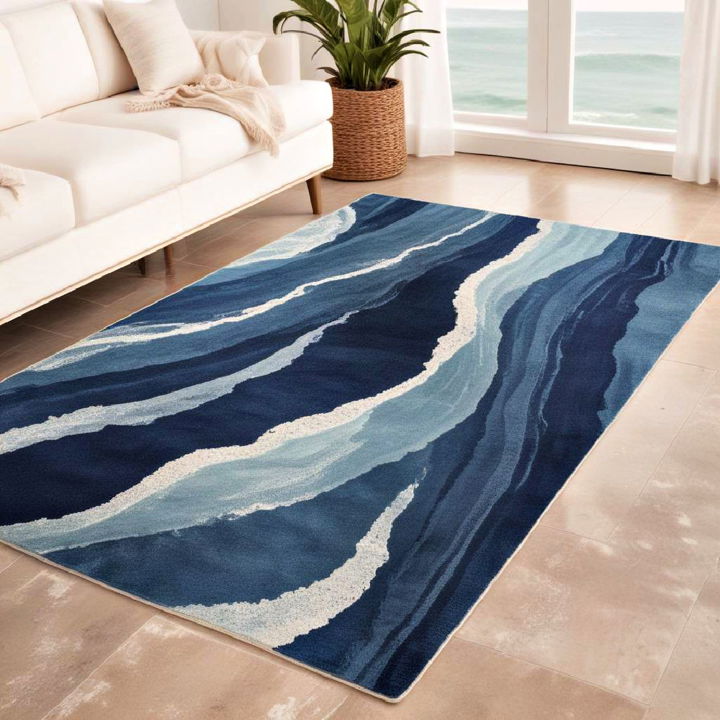 coastal themed rug