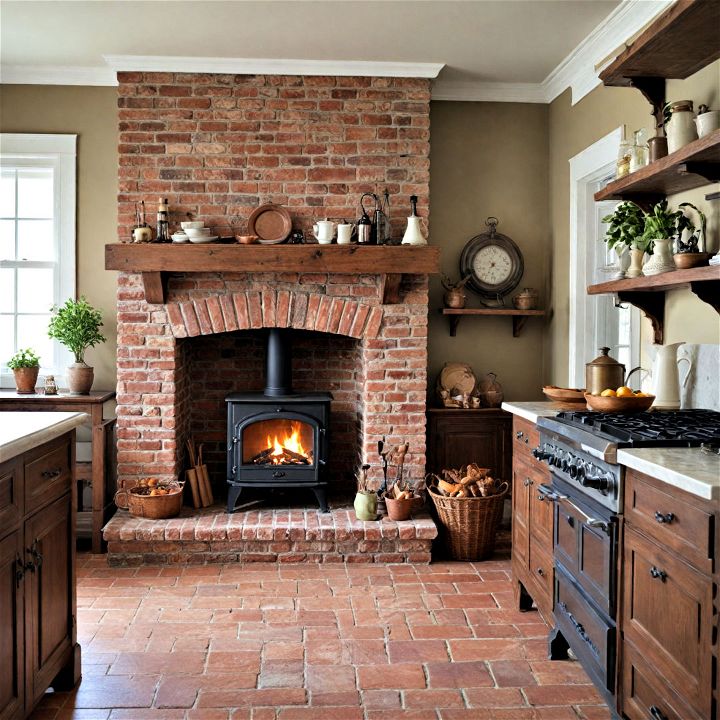 colonial inspired kitchen idea