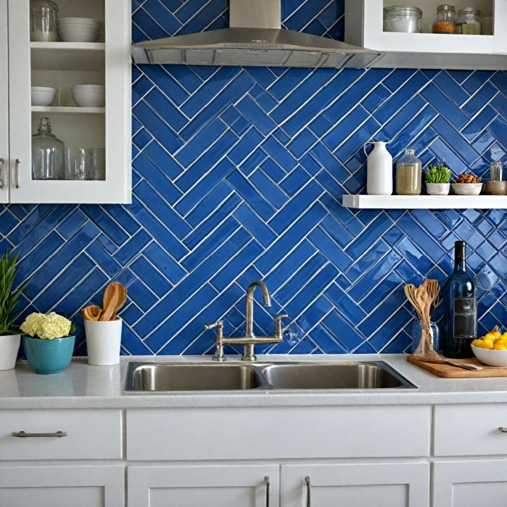 colorful tile grout for kitchen
