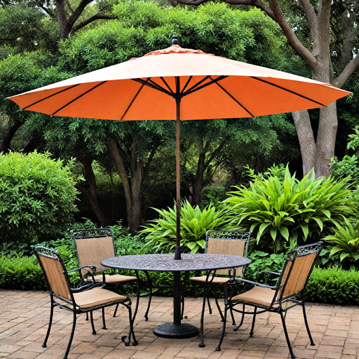 comfortable umbrella garden shade