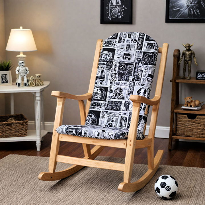 comfy star wars themed rocking chair